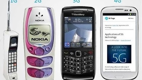 Evolution of wireless communication 1G-5G in English