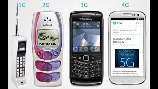 Evolution of wireless communication 1G-5G in English