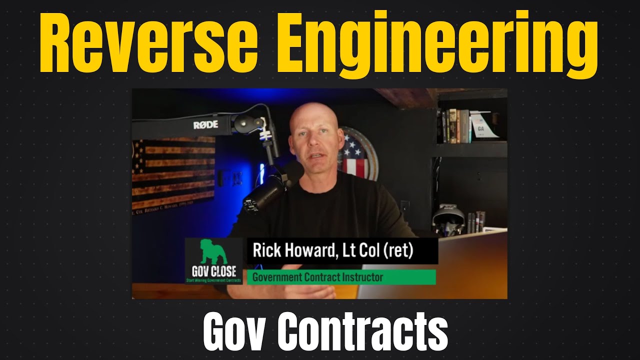 How to Reverse Engineer a Government Contracting Success - YouTube