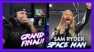 First Time Reaction Sam Ryder SPACE MAN Grand Final (WHAT A RIDE!) Dereck Reacts