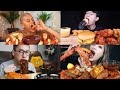 MUKBANGERS Fighting for their Foods | ATE Compilation (satisfying sound)