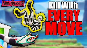 Multiversus: Can You Kill With EVERY BeetleJuice Move?