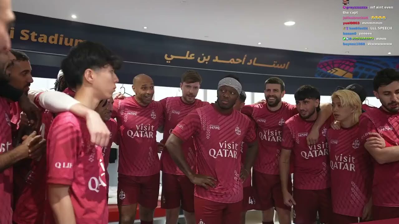 KSI's Pre-Match Team Talk Is Too Funny 🤣