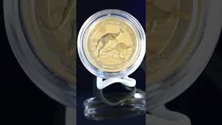The 1/10th Ounce Kangaroo Gold Coin from the Perth Mint #bullion #gold
The 1/10th ounce Kangaroo gold coin from the Perth Mint. This coin is a part of the Australian Gold Kangaroo series, which was first introduced in 1986 as the Australian Gold Nugget. However, in 1990, the design focus switched to feature the Australian kangaroo, a well-known native species.
The design of these coins is quite fascinating. The designs change portraying a kangaroo or more. The design also includes the inscription āKANGAROOā, The Perth Mintās traditional āPā mintmark, the year-date, and the coinās weight and purity.
As for its value, its minted from .9999 pure gold and has a legal tender value of $15 AUS. But remember, the market value of gold often exceeds its legal tender value!
The 1/10th ounce Kangaroo gold coin from the Perth Mint is not just a piece of precious metal. Its a symbol of Australias rich history and commitment to quality and security. Quite a treasure, dont you think? The 1/10th Ounce Kangaroo Gold Coin from the Perth Mint #bullion #gold