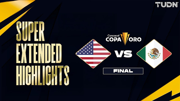 SUPER EXTENDED HIGHLIGHTS - Estados Unidos vs México | Copa Oro - Final 2025 | TUDN