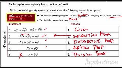 Geometry - Section 2.2 Intro to Proofs