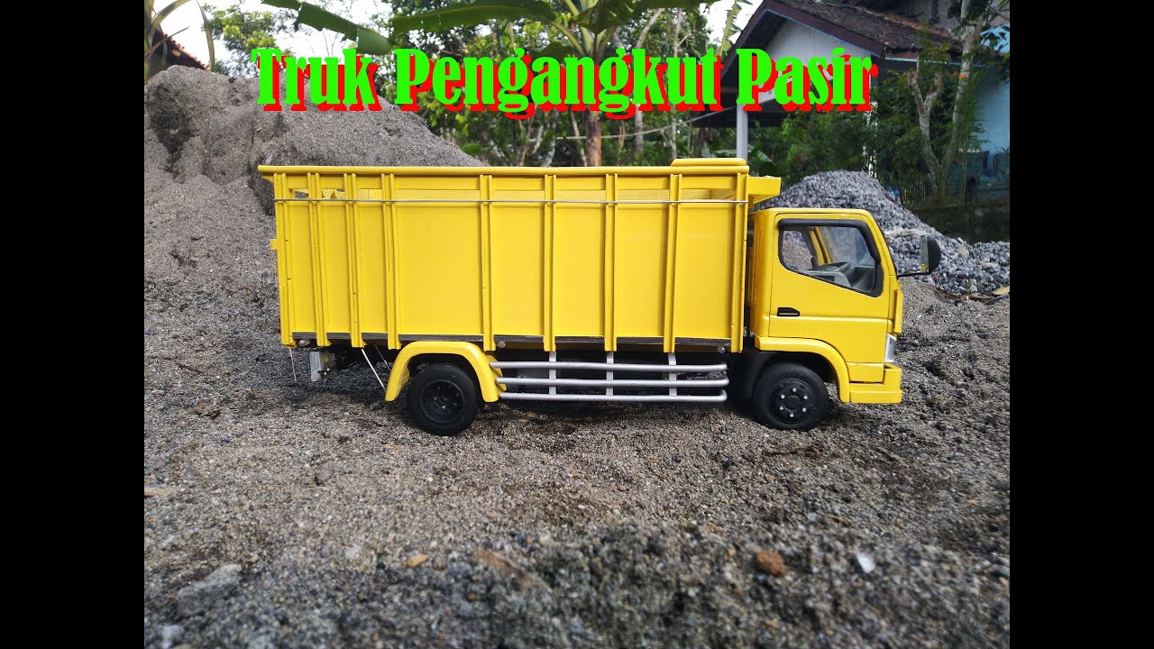  Miniatur Truk Canter  II truk  mainan YouTube