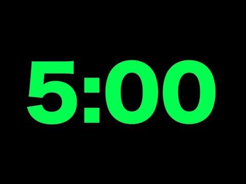 5 Minute Countdown Timer -