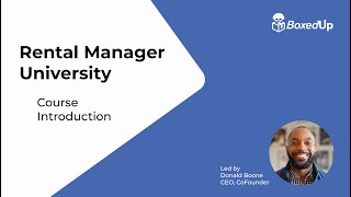 BoxedUp Rental Manager | Introduction