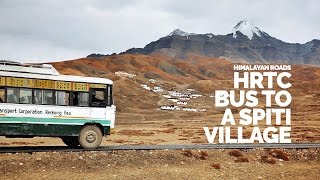 Nerve-Racking Himalayan Ride in an HRTC Bus