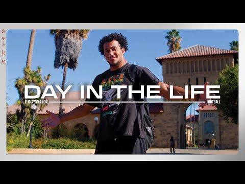 Stanford Football: Day in the Life | Elic Ayomanor