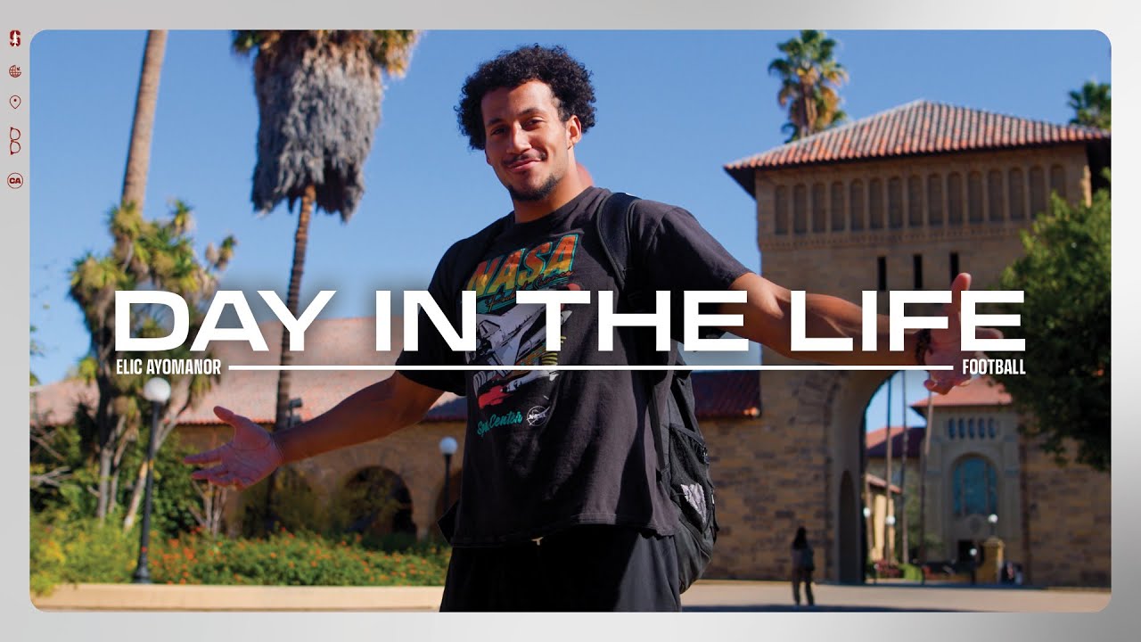 Stanford Football: Day in the Life | Elic Ayomanor