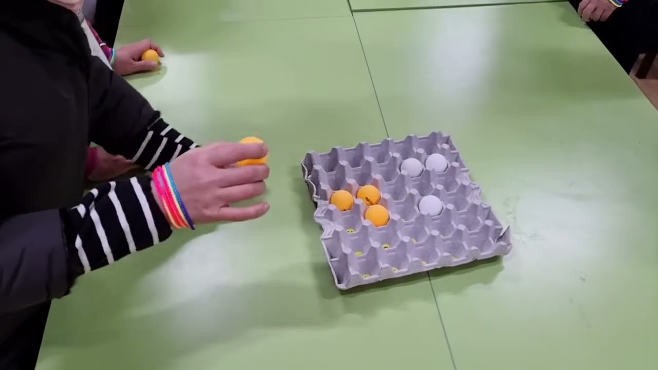 계란판탁구공놀이