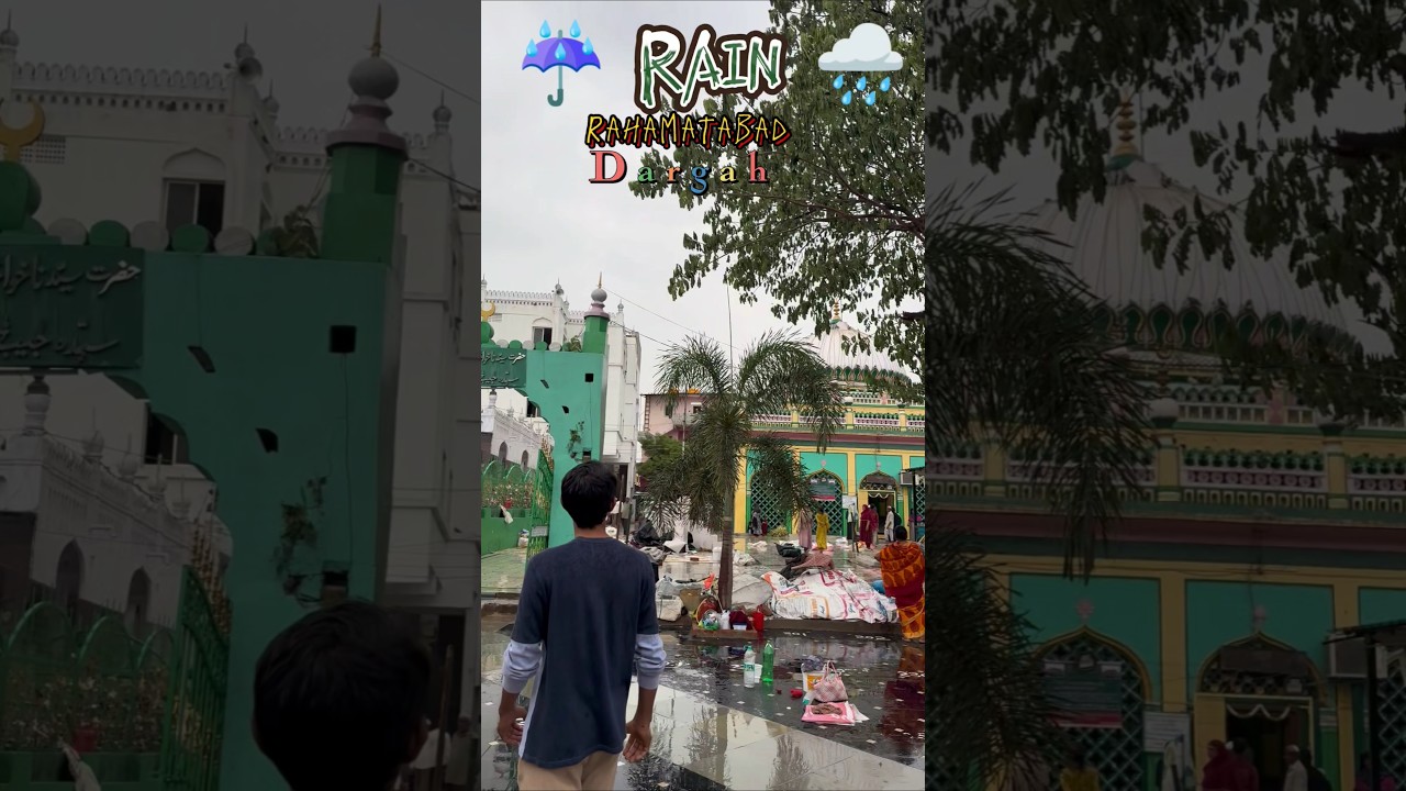 "Raindrops & Blessings at Rahamatabad 🙏☔"