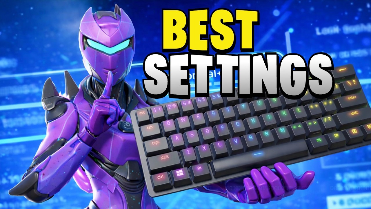 *NEW* Best Keyboard SETTINGS in Chapter 7 + Sensitivity (PS4/PS5/XBOX ...