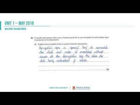 OCR GCSE Computer Science (J277) - Unit 1 Computer Systems - May 2019 ...