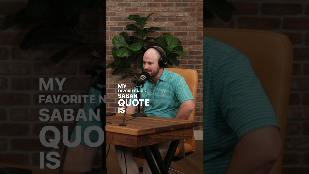 Tyler Davis' favorite Nick Saban quote...