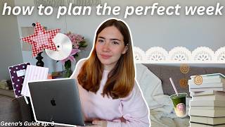 How to plan the PERFECT week | weekly reset routine [Geena's Guide EP. 3] screenshot 4