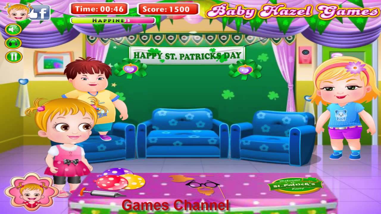 Baby Hazel St Patricks Day | Baby Hazel Video Games For Kids | Baby Hazel Games HD