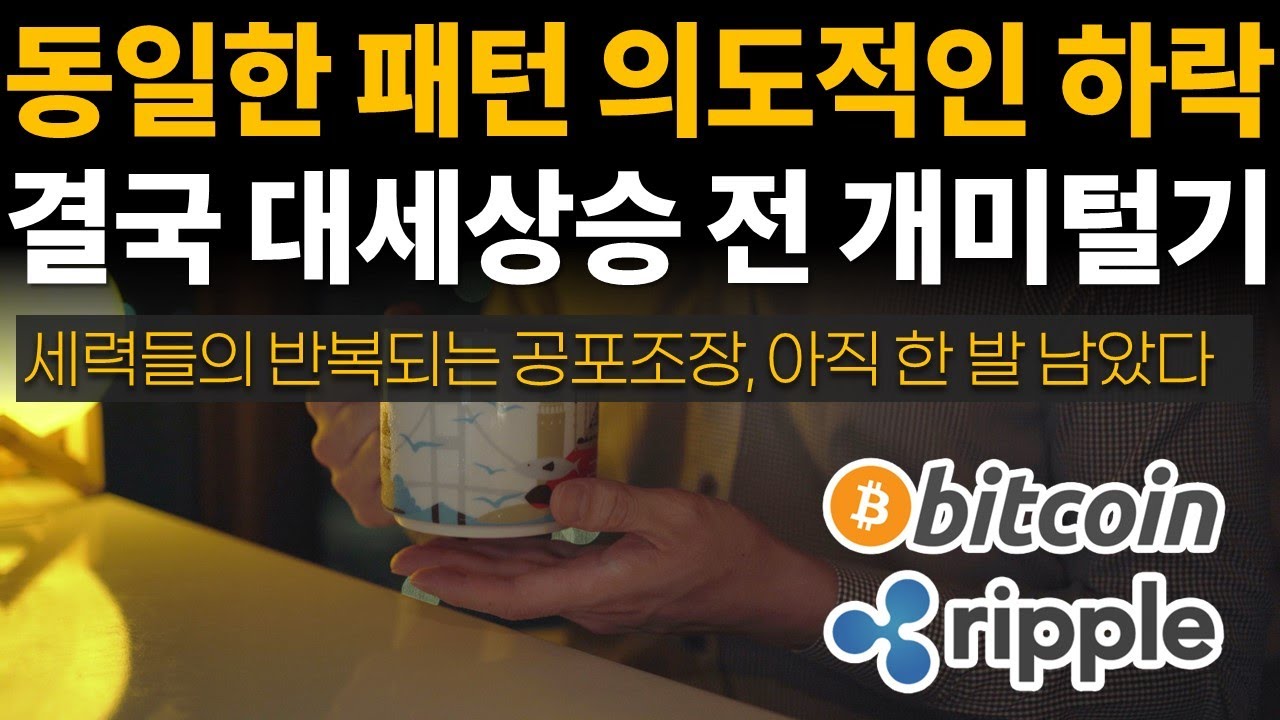 동일한 패턴 의도적인 하락 ⭐결국 대세상승 전 개미털기의 결정적 증거 / 비트코인 / 이더리움 / 리플(XRP) / 갈라(GALA) /  송버드 / 클레이튼 - YouTube