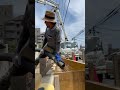 圧送車から生コンが出る瞬間#コンクリート