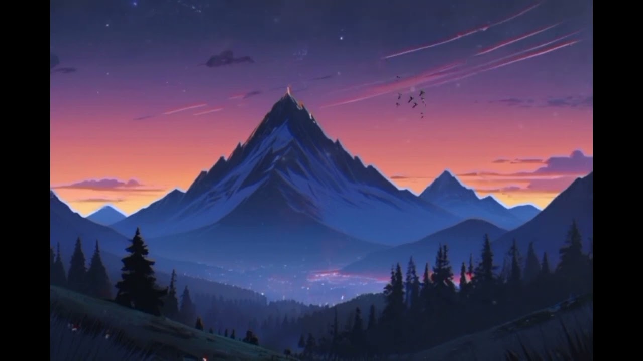 Serenade of the Sunset Mountains: Lofi Harmonies