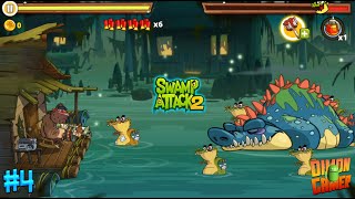 Прохождение игры Swamp Attack 2 (Android) #4 (Аллигатор - Король монстров)