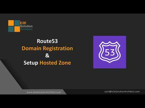 Route 53 domain registration and setup hosted zone