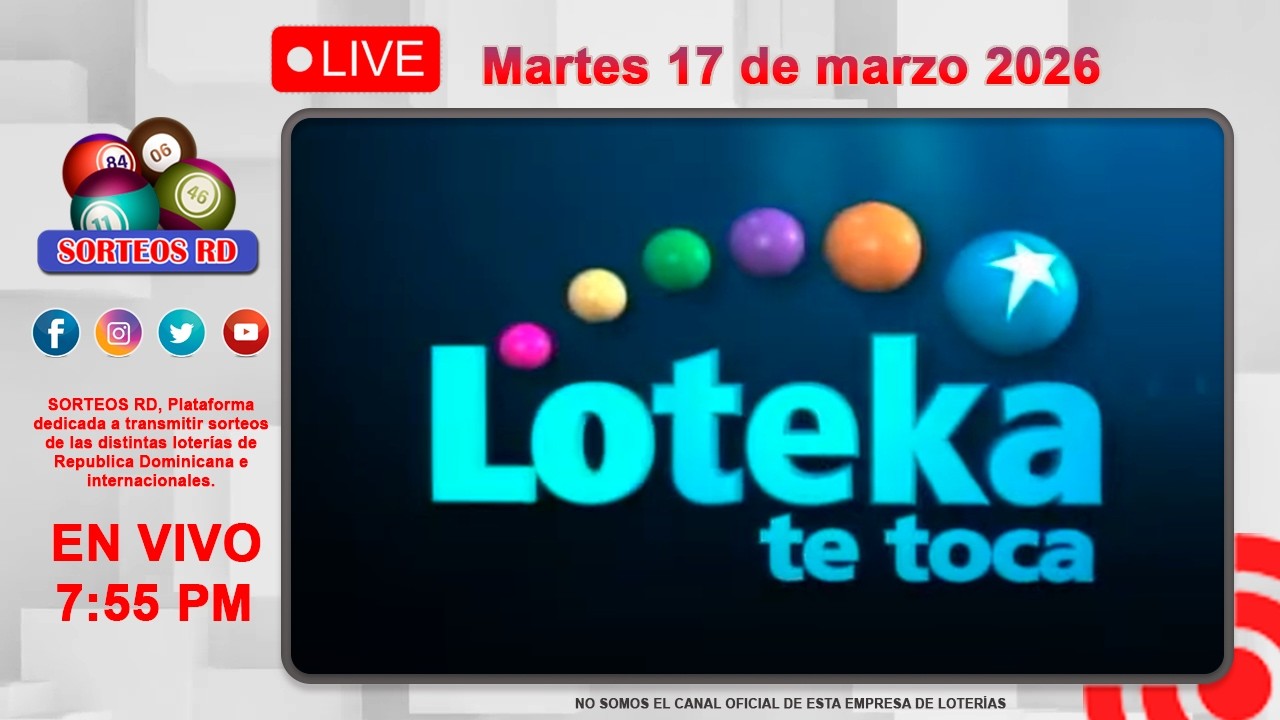 Loteka Loteka y Anguilla Lottery en vivo 🎰| Martes 17 de marzo 2026 – 7:55 PM ...