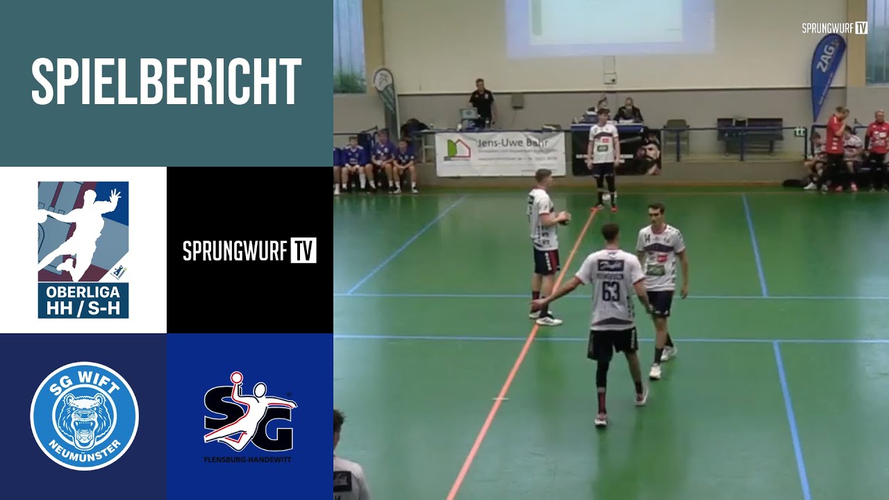 [SPIELBERICHT] SG WIFT Neumünster vs. SG Flensburg-Handewitt 2 | SPRUNGWURF.TV