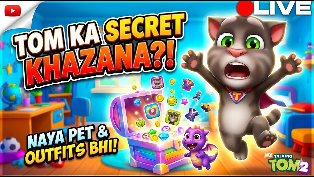 Tom Ka Secret Khazana 🤯 Game LIVE 🔴 #shortslive #shortfeed #live