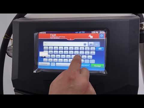 Videojet 1240 1280 1580 Advanced Password Entry Tutorial | Admin Permission Setting