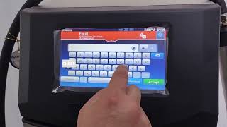 Videojet 1240 1280 1580 Advanced Password Entry Tutorial | Admin Permission Setting