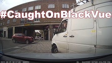 This hit & runner left an illegible note... #CaughtOnBlackVue