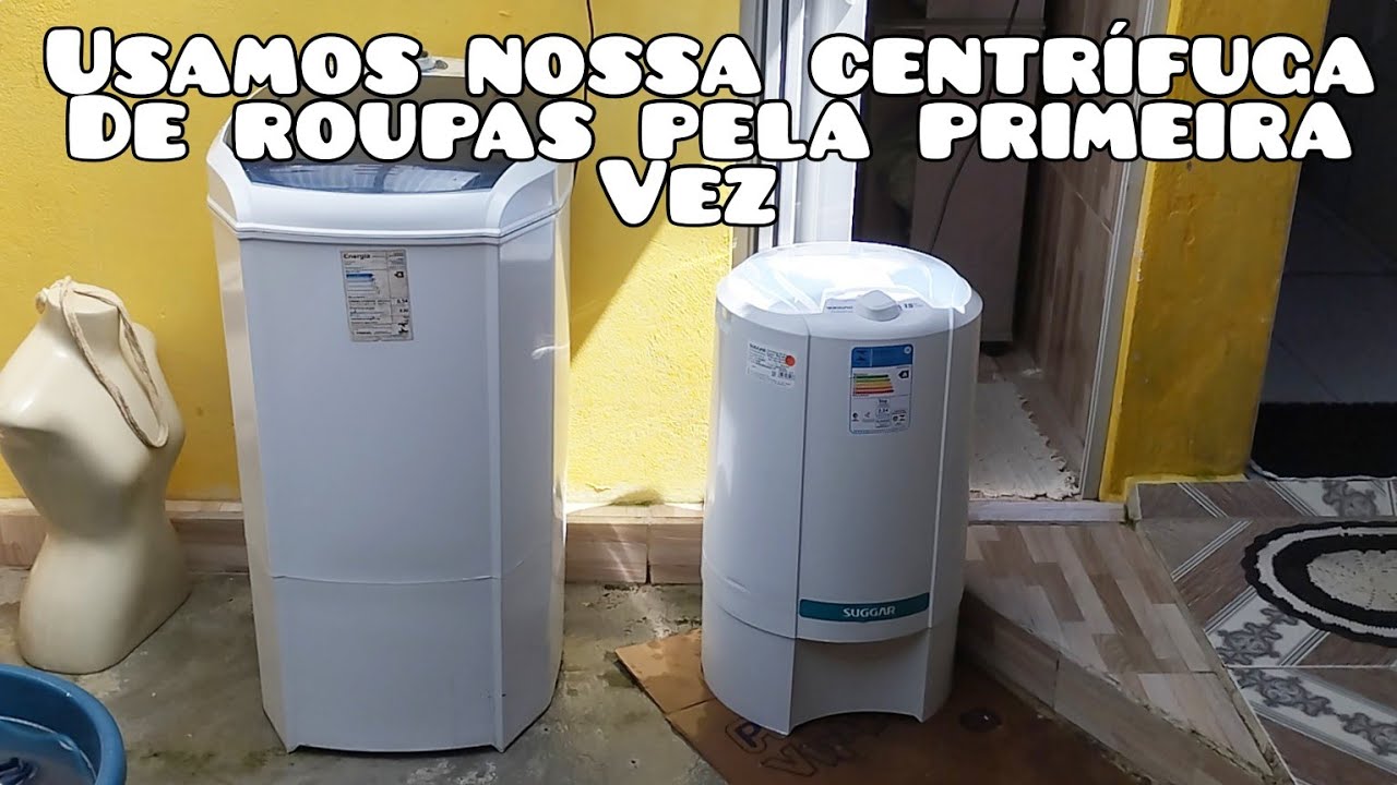 Centrífuga de roupas Suggar, Usamos a nossa pela primeira vez ☺️🫶
