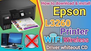 How to download and install Epson L3260 printer & scanner driver via wireless network (Wi-Fi). screenshot 4