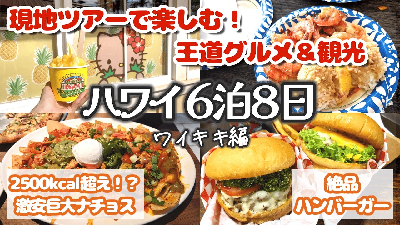 【ハワイ旅】初めてでも安心！現地ツアー活用でハワイ満喫＆のんびりホノルル滞在【ハイアットリージェンシー宿泊】