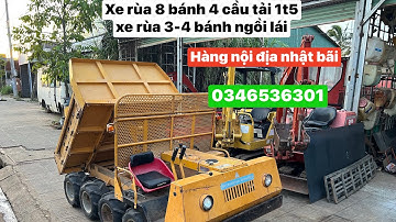 Về hàng xe rùa 8 bánh 4 cầu và xe rùa 4 bánh 3 bánh ngồi lái có ca bin 📱 0346536301 🐢 