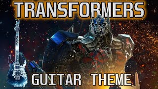Transformers Theme I Arrival to the Earth Guitar Cover with backing track