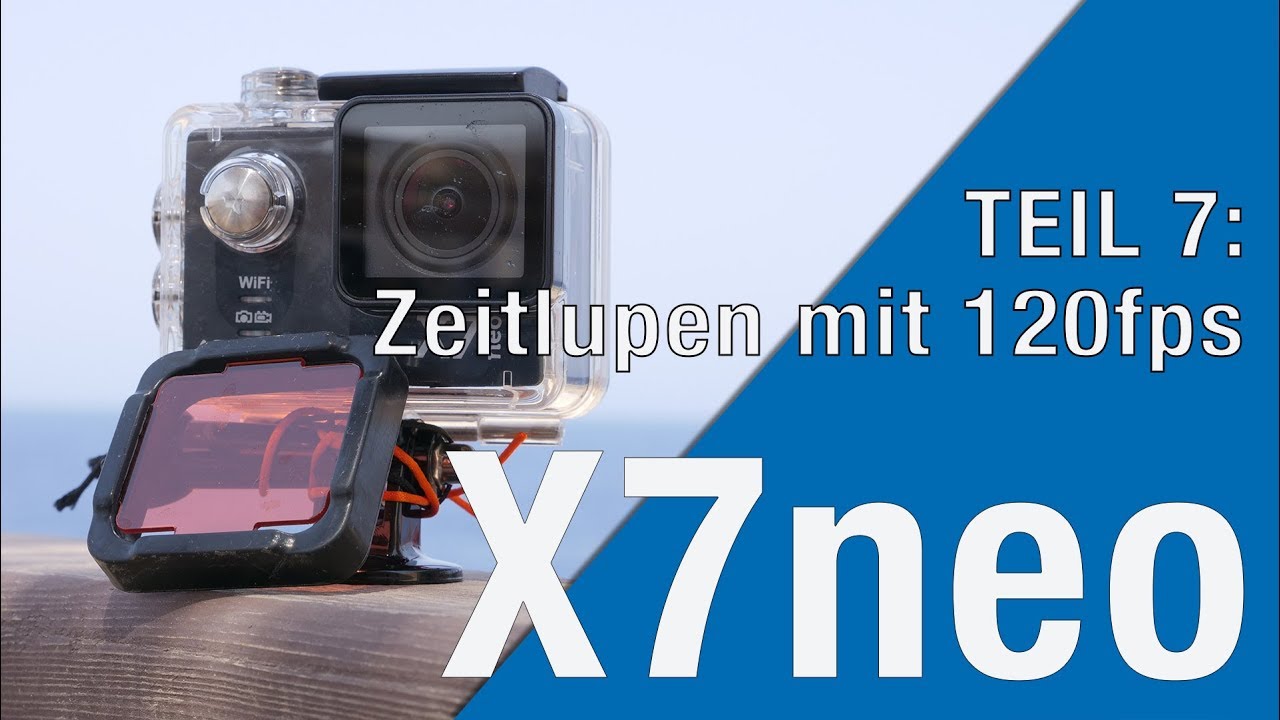 Actionpro X7neo Test | Slow Motion | Unter Wasser filmen mit der X7neo