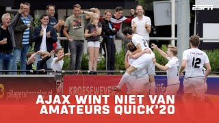 Ajax blameert zich tegen Quick '20 | Samenvatting | Vriendschappelijke wedstrijd