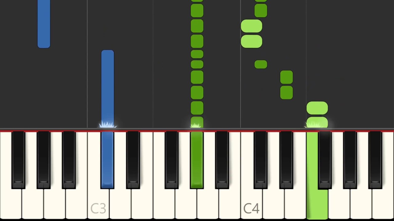 Pink "What About Us" Piano Sheet Music Preview on Synthesia YouTube