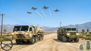US Military Truck Transport 3D Part 2 - Drive army vehicles - Android gameplay screenshot 4