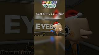 What does E-Y-E-S spell? #dandysworld #shorts #animation