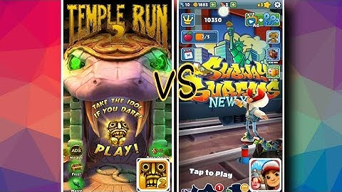 Temple Run 2 VS Subway Surf Comparison