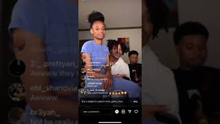 Nia and Chrisgonecrazy on live🥰 Nia sits on Chris Lap🤭