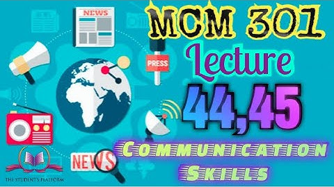 MCM301 Lecture 44,45 Short Lecture VU Lectures