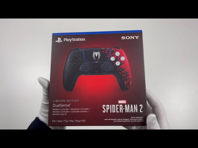 DualSense™ Wireless Controller - Marvel's Spider-Man 2 Limited Edition  PlayStation 5 ASMR Unboxing 