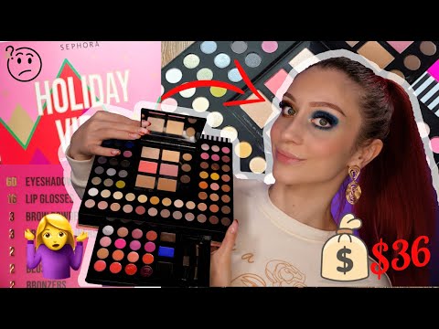 SEPHORA Holiday Vibes HUGE Palette review
