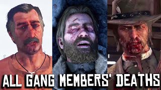 Red Dead Redemption 2 \& 1 - All Gang Members' Deaths (from Davey to Abigail) [PC, 4K]